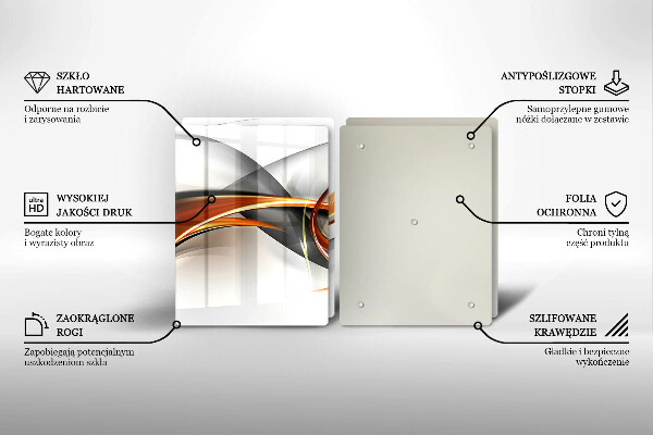Sklo za varnú dosku Moderné tvary