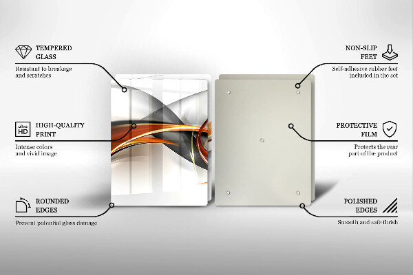 Sklo za varnú dosku Moderné tvary