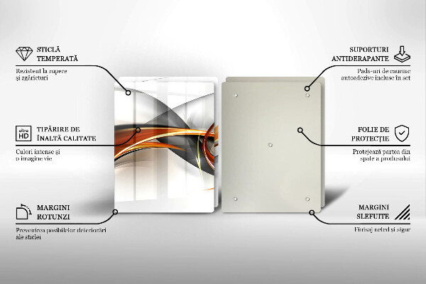 Sklo za varnú dosku Moderné tvary