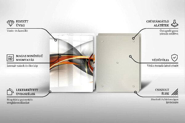 Sklo za varnú dosku Moderné tvary
