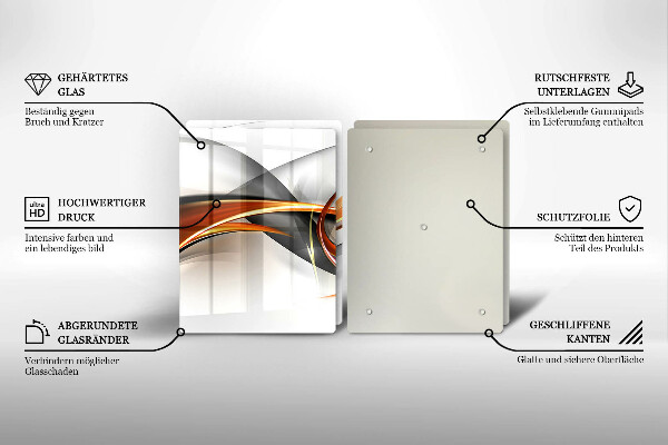 Sklo za varnú dosku Moderné tvary