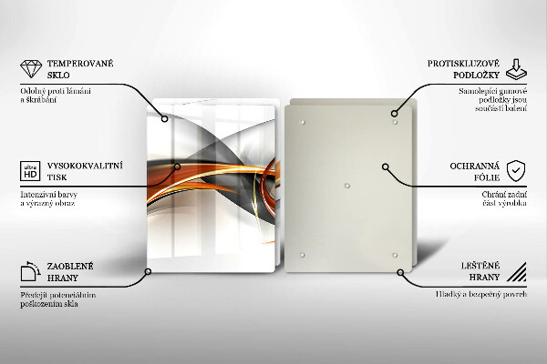Sklo za varnú dosku Moderné tvary