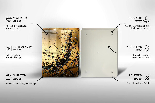 Sklo za varnú dosku Rosa a púpavy