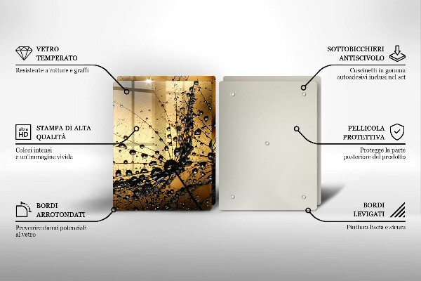 Sklo za varnú dosku Rosa a púpavy