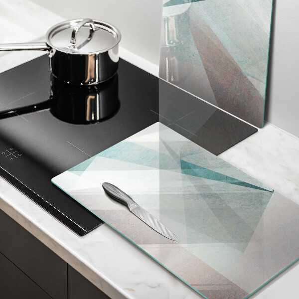 Tvrdené sklo za varnú dosku Ostrá abstrakcia