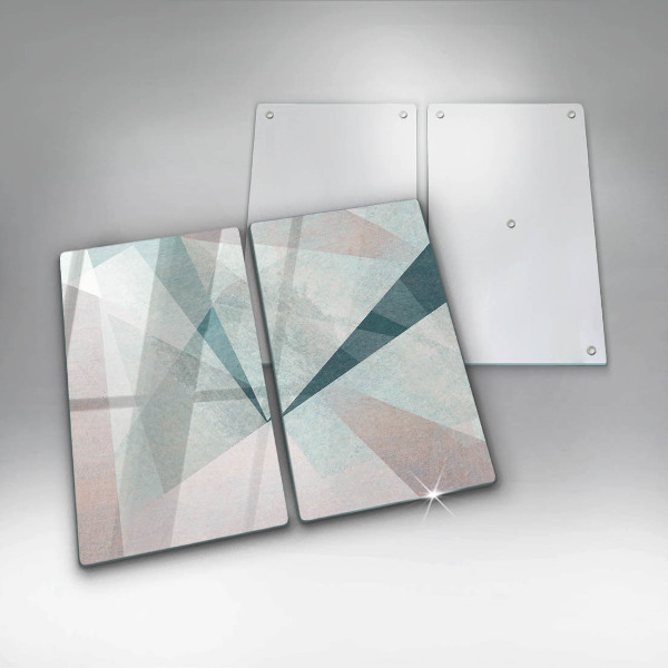 Tvrdené sklo za varnú dosku Ostrá abstrakcia