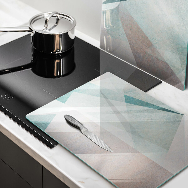 Tvrdené sklo za varnú dosku Ostrá abstrakcia