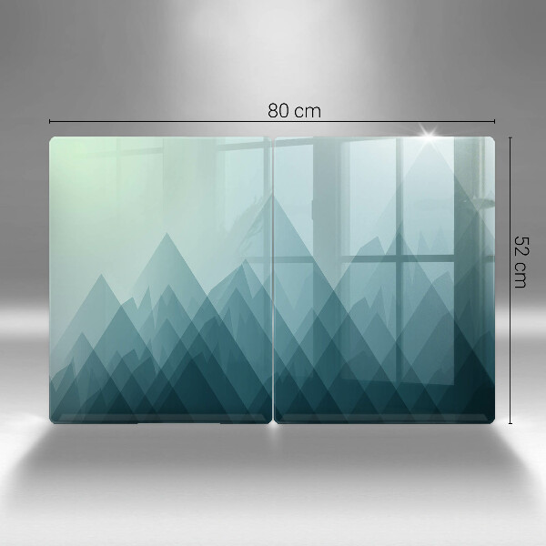 Sklo za varnú dosku Abstraktné hory