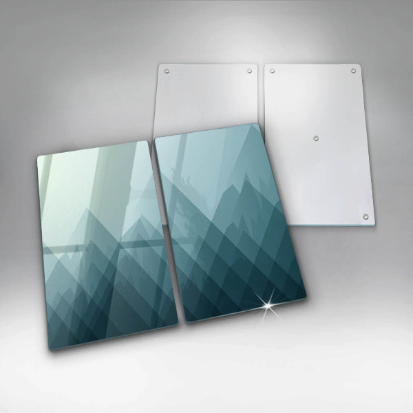 Sklo za varnú dosku Abstraktné hory