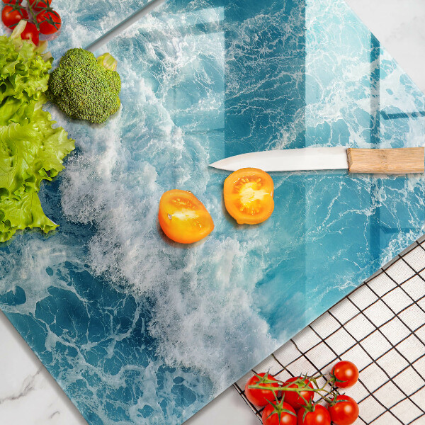 Sklo za varnú dosku Vlny morskej vody