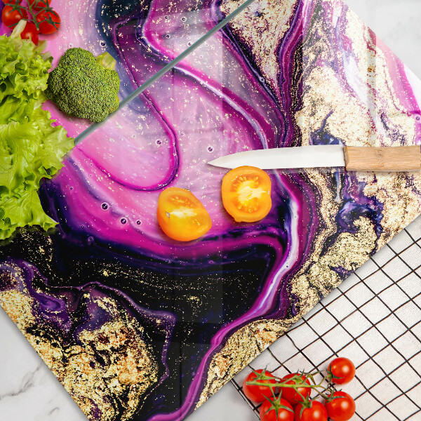 Sklo za varnú dosku Abstraktné prevedenie zlaté