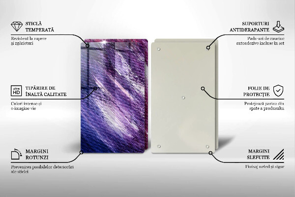 Sklo za varnú dosku Maľovanie abstrakcie