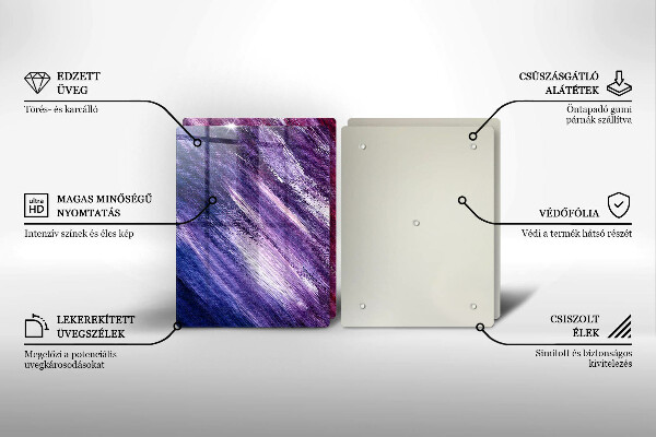 Sklo za varnú dosku Maľovanie abstrakcie