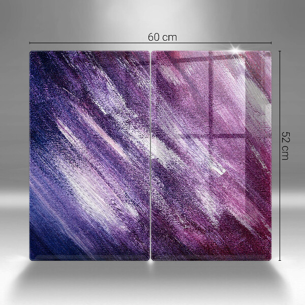 Sklo za varnú dosku Maľovanie abstrakcie