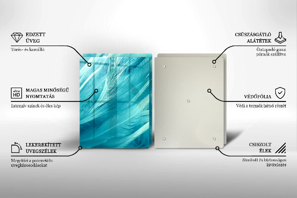 Sklo za varnú dosku Jemné perie