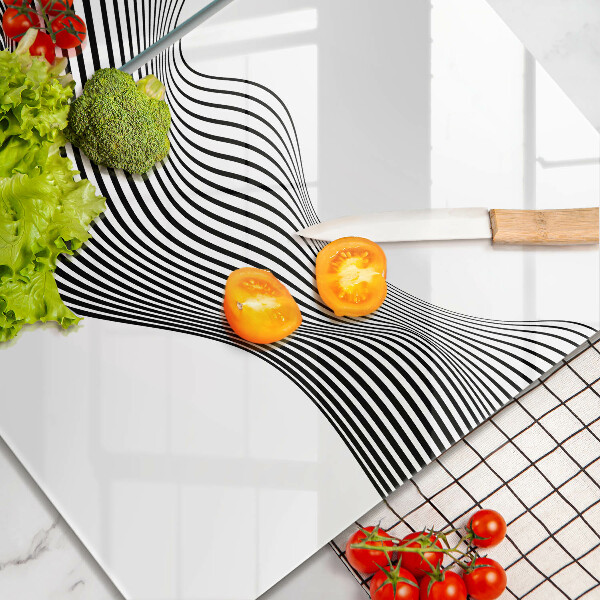 Sklo za varnú dosku Lineárna abstrakcia