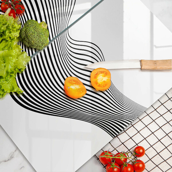 Sklo za varnú dosku Lineárna abstrakcia