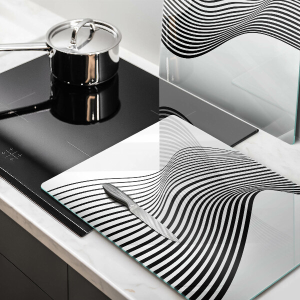 Sklo za varnú dosku Lineárna abstrakcia