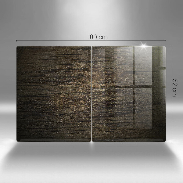 Sklo za varnú dosku Textúra drevenej kôry