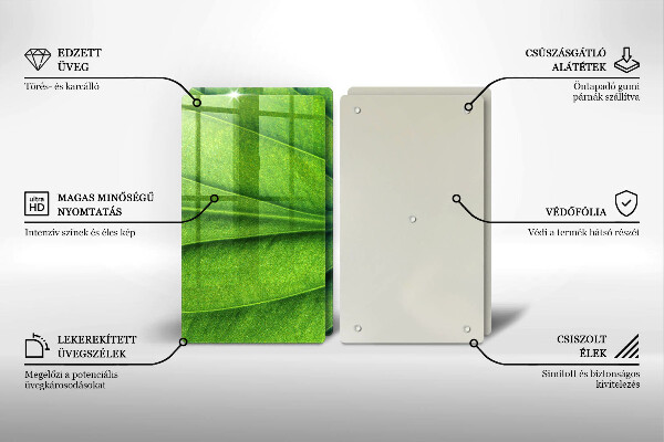 Sklo za varnú dosku Prírodný žilový list