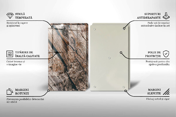 Tvrdené sklo za varnú dosku Drevená konštrukcia