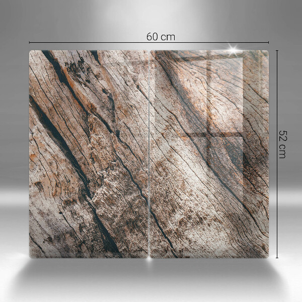 Tvrdené sklo za varnú dosku Drevená konštrukcia