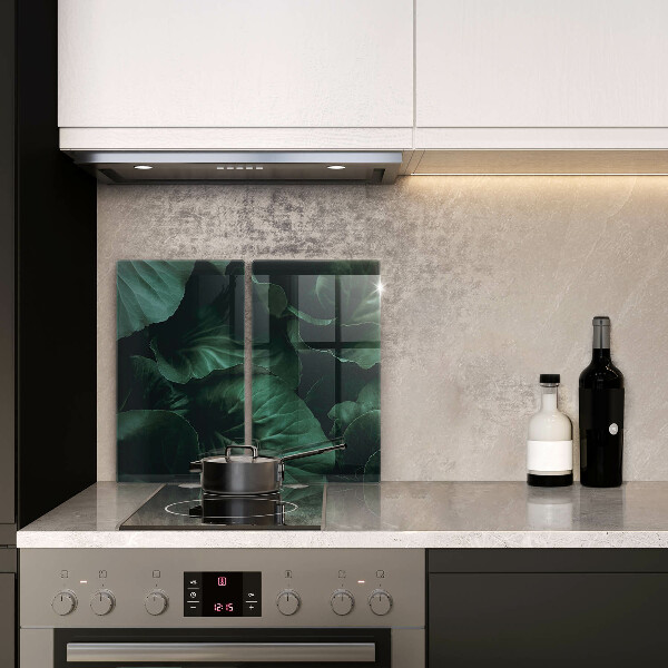 Sklo za varnú dosku Divoké tmavé listy