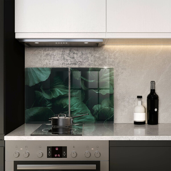 Sklo za varnú dosku Divoké tmavé listy