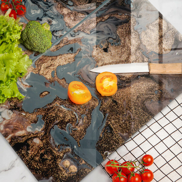 Sklo za varnú dosku Zlatá skalná štruktúra