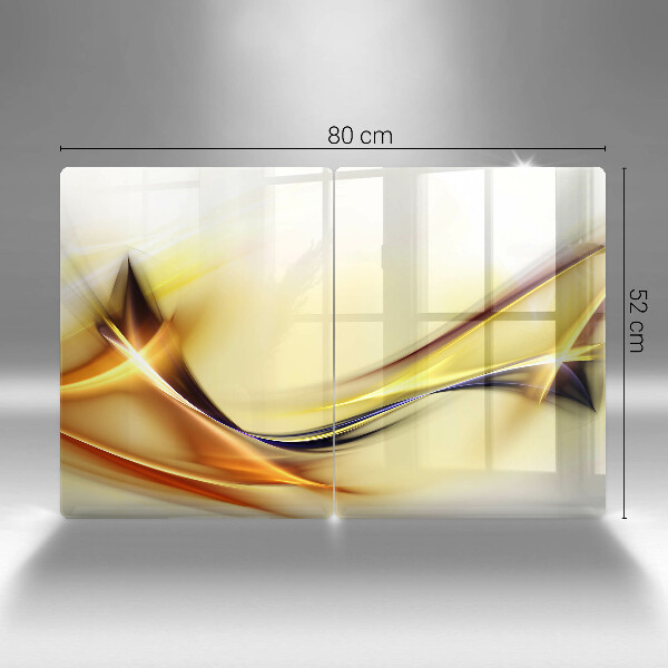 Sklo za varnú dosku Abstraktné línie svetla