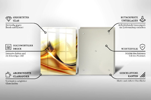 Sklo za varnú dosku Abstraktné línie svetla