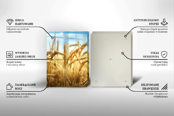 Sklo za varnú dosku Klasy obilnín na poli