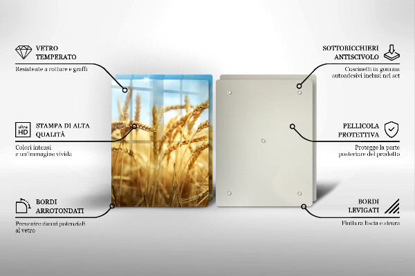 Sklo za varnú dosku Klasy obilnín na poli
