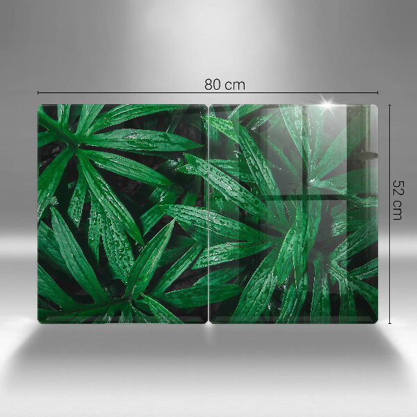 Sklo za varnú dosku Listy rastlín