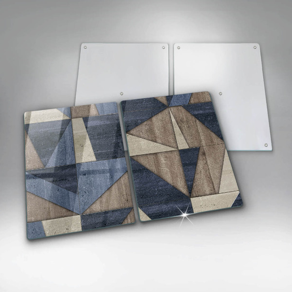 Sklo za varnú dosku Geometrická abstrakcia