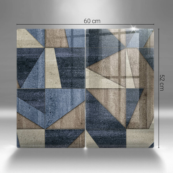Sklo za varnú dosku Geometrická abstrakcia