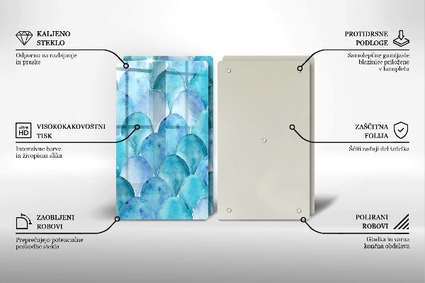 Sklo za varnú dosku Akvarelové váhy