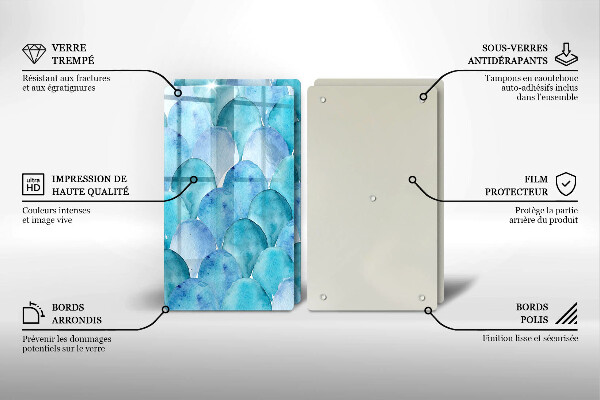 Sklo za varnú dosku Akvarelové váhy