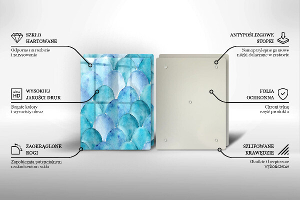 Sklo za varnú dosku Akvarelové váhy