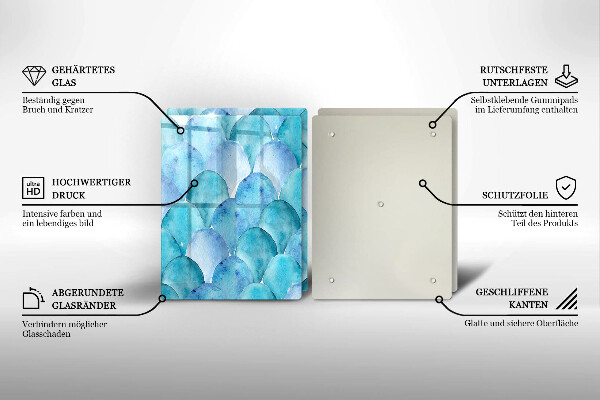 Sklo za varnú dosku Akvarelové váhy