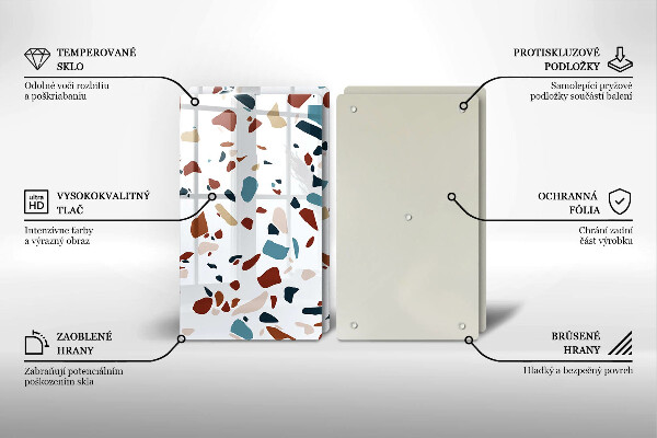 Sklo za varnú dosku Dekoratívny kameň