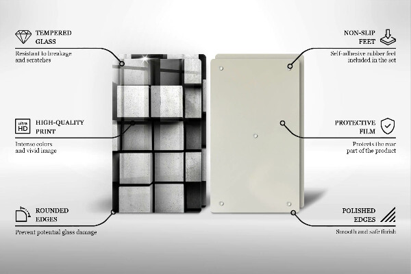 Sklo za varnú dosku 3D geometria pozadia