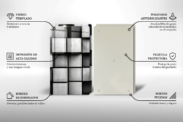 Sklo za varnú dosku 3D geometria pozadia