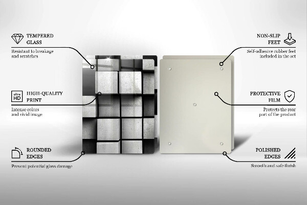Sklo za varnú dosku 3D geometria pozadia