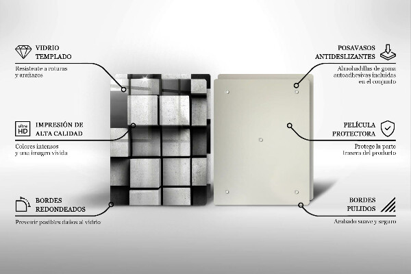 Sklo za varnú dosku 3D geometria pozadia