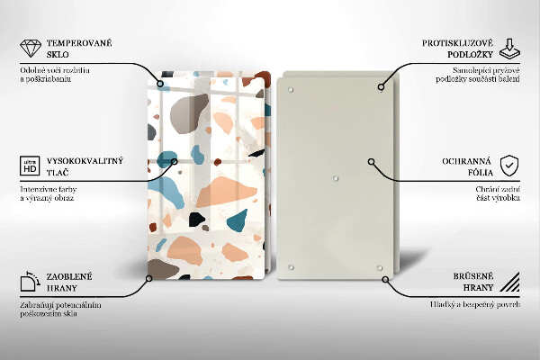 Sklo za varnú dosku Dekoratívna kamenina