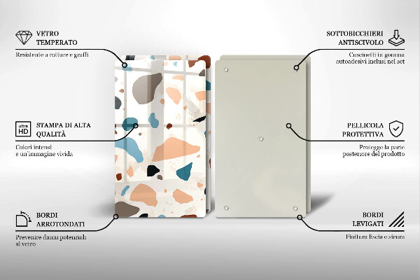 Sklo za varnú dosku Dekoratívna kamenina