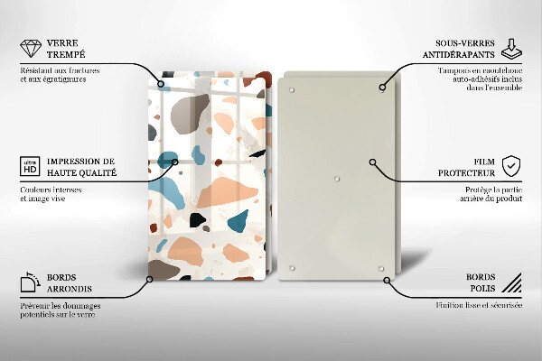 Sklo za varnú dosku Dekoratívna kamenina