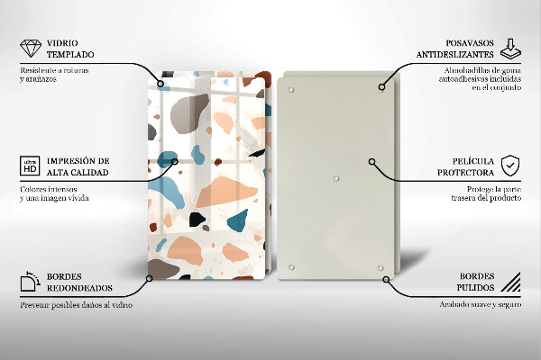 Sklo za varnú dosku Dekoratívna kamenina