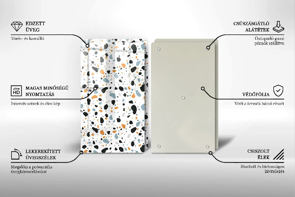 Sklo za varnú dosku Dekoratívna kamenina